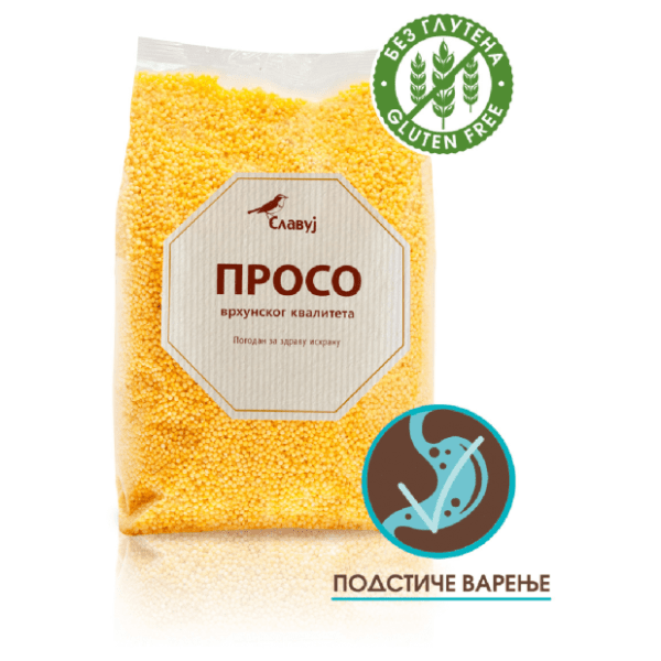 SLAVUJ proso oljušteni bez glutena 300g