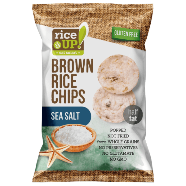 Pirinčani čips RICE UP morska so 60g