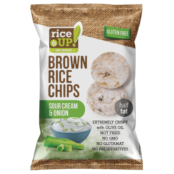 Pirinčani čips RICE UP pavlaka luk 60g