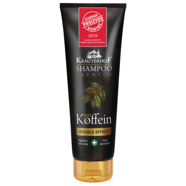 Šampon KRAUTERHOF kofein double effect 250ml