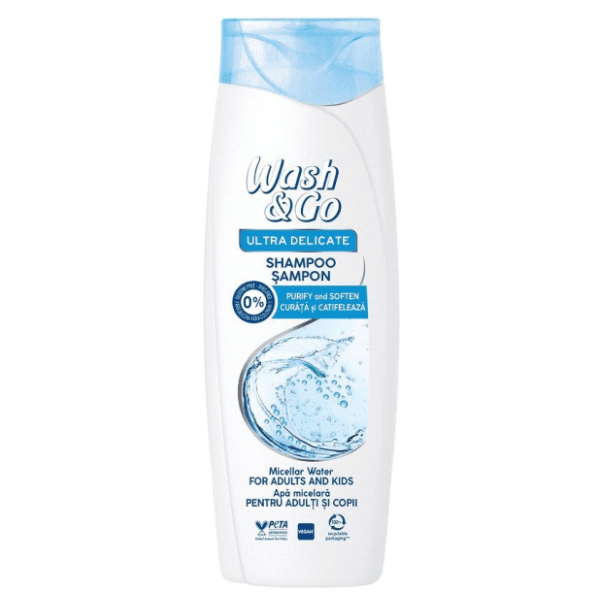 Šampon WASH&GO micelarna voda 360ml