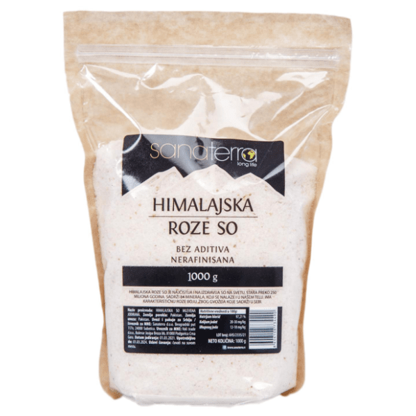 Himalajska so SANATERRA roze 1kg