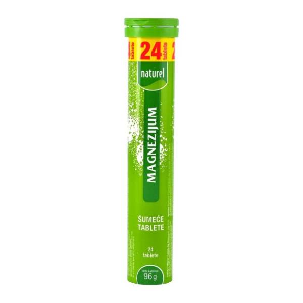 Šumeće tablete NATUREL magnezijum 96g