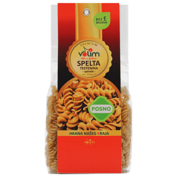 VOLIM testenina sa speltom spirale 250g