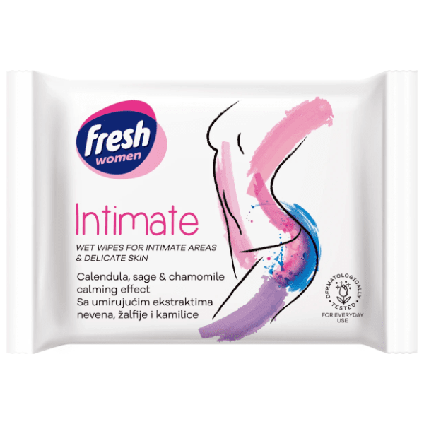 FRESH intimne vlažne maramice 20kom