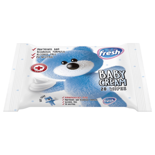 Vlažne maramice FRESH baby cream 20kom