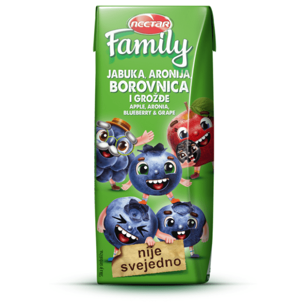 Voćni sok NECTAR Family borovnica 200ml