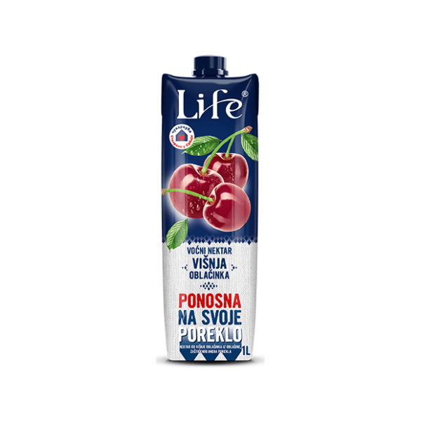 Voćni sok NECTAR Life višnja 1l