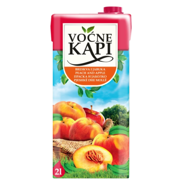 Voćni sok NECTAR Voćne kapi breskva 2l