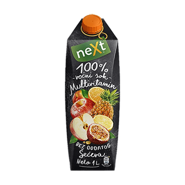 Voćni sok NEXT Premium multivitamin 100% 1l