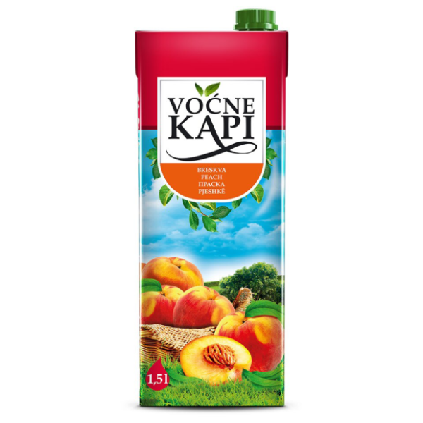 Voćni sok VOĆNE KAPI breskva 1,5l