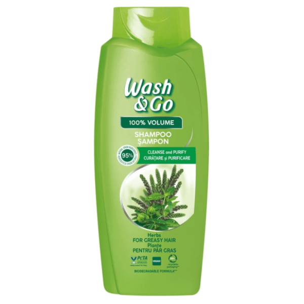 Šampon Wash&Go herbal 675ml