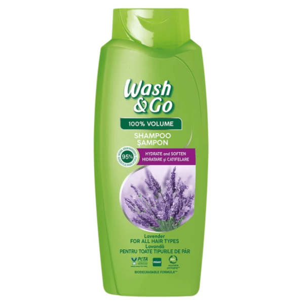 Šampon WASH&GO lavanda 675ml