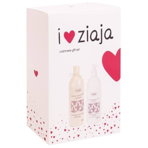 ZIAJA set cashmire (gel za tuširanje 500ml i losion 400ml)