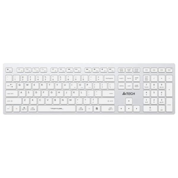 A4 TECH bežična tastatura Fstyler FBX50C bela