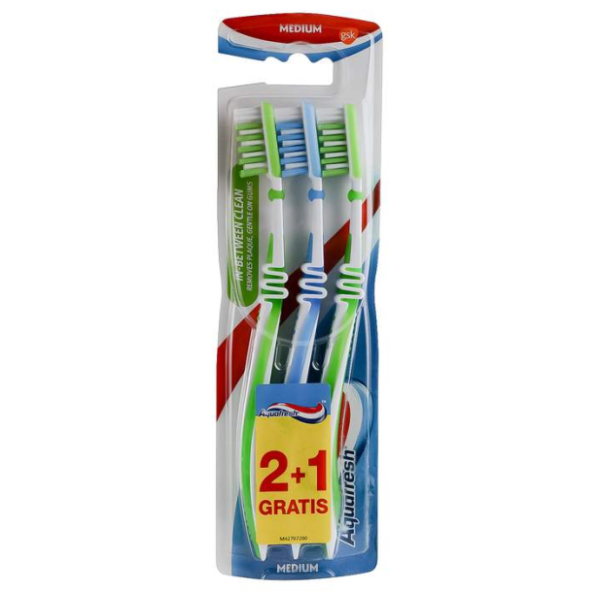 AQUAFRESH in betweeen clean četkica za zube 2+1 gratis