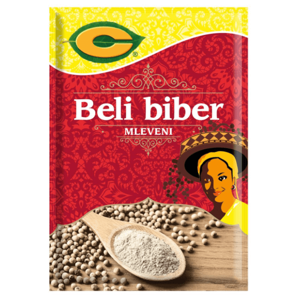 C beli biber mleveni 20g
