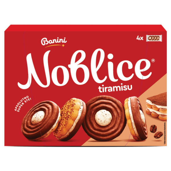 Biskvit BANINI Noblice tiramisu 222g