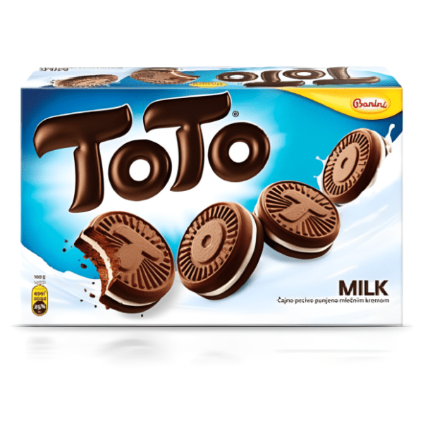 Biskvit BANINI Toto milk 195g