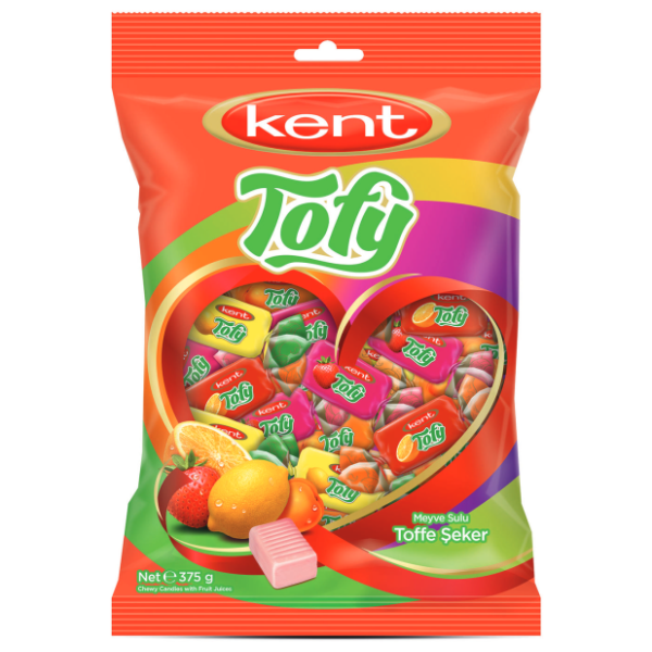 Bombone Karamele KENT Tofy voćne 375g
