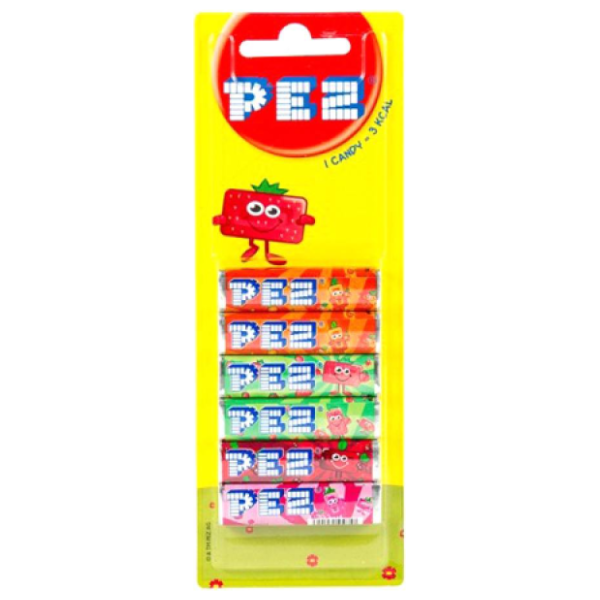 Bombone PEZ Voćni mix 6x8g