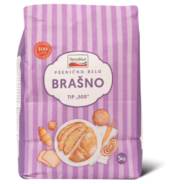 Brašno DANUBIUS pšenično belo T-500 5kg