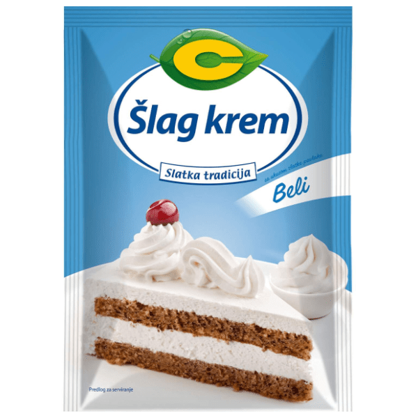 Šlag krem beli slatka pavlaka C 75g