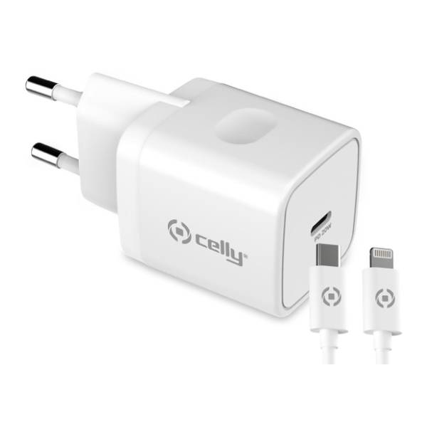 CELLY punjač 20W USB-C na Lightning