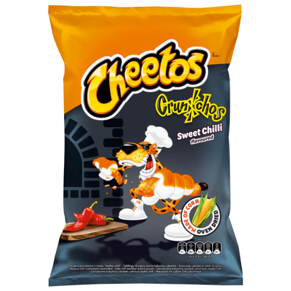 CHEETOS crunchos sweet chilli flips 95g