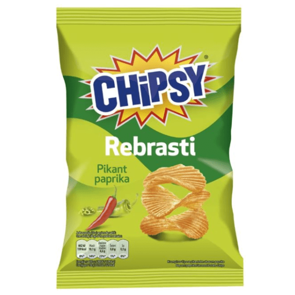 Čips CHIPSY pikant paprika 60g