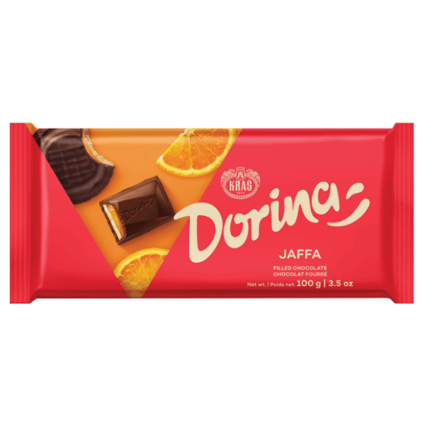 Čokolada KRAŠ Dorina Jaffa 100g