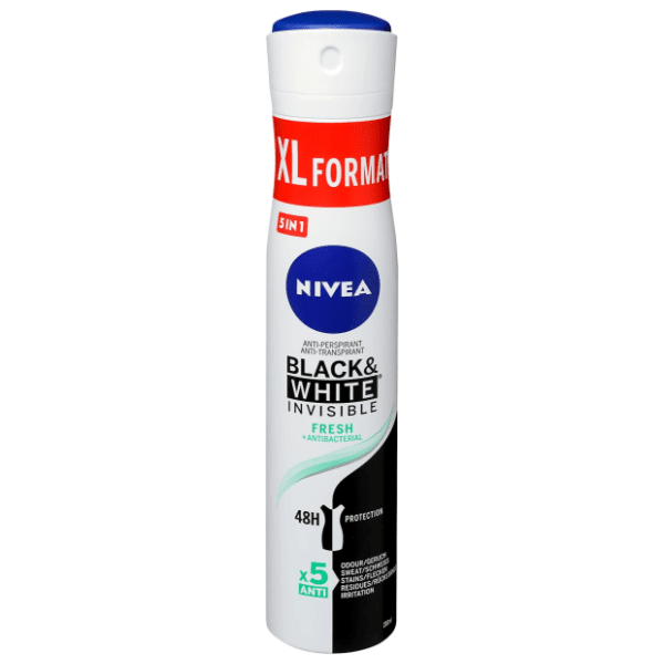 Dezodorans NIVEA Black & white invisible fresh XL 200ml