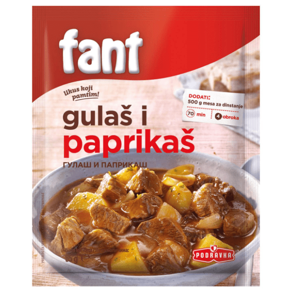 Dodatak PODRAVKA za gulaš i paprikaš 65g