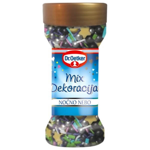 DR. OETKER Mix dekoracija za kolače noćno nebo 50g