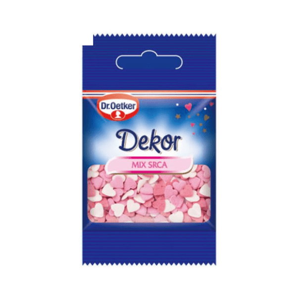 DR. OETKER Dekor mix srca 10g