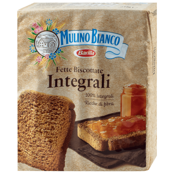 Dvopek BARILLA Mulino bianco Fette Integrali 310g