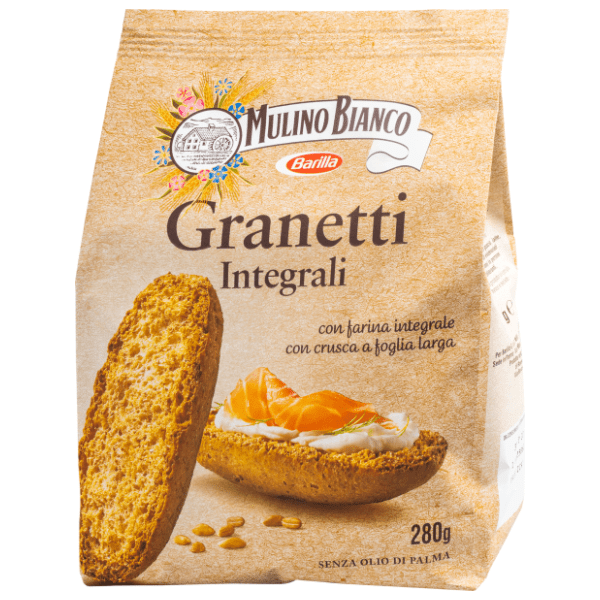 Dvopek MULINO BIANCO Granetti integralni 280g
