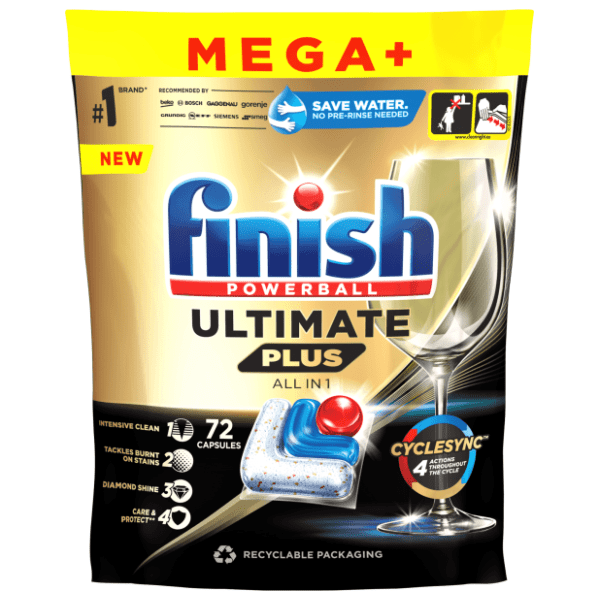 Tablete FINISH Ultimate plus mega 72kom