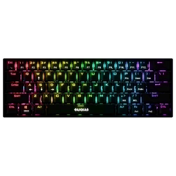GAMDIAS tastatura Hermes E3 RGB red switch