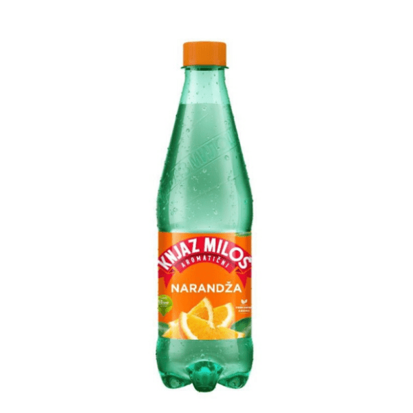 KNJAZ MILOŠ gazirana voda narandža 500ml