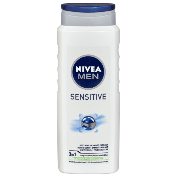 Gel za tuširanje NIVEA Men sensitive 3in1 500ml