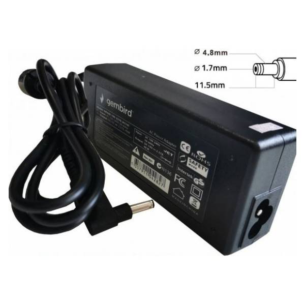 GEMBIRD punjač za laptop NPA65-185-3500 65W