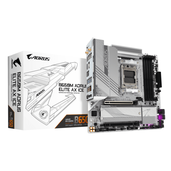 GIGABYTE B650M AORUS ELITE AX ICE matična ploča