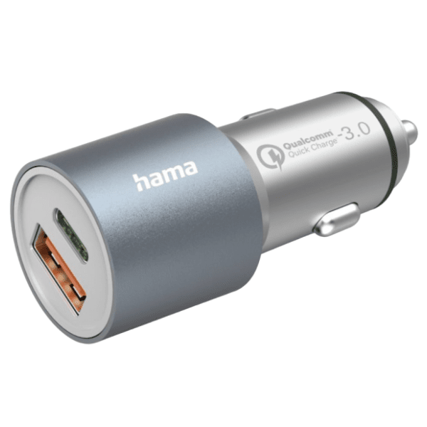 HAMA auto punjač USB-C/A/PD/QC 38W