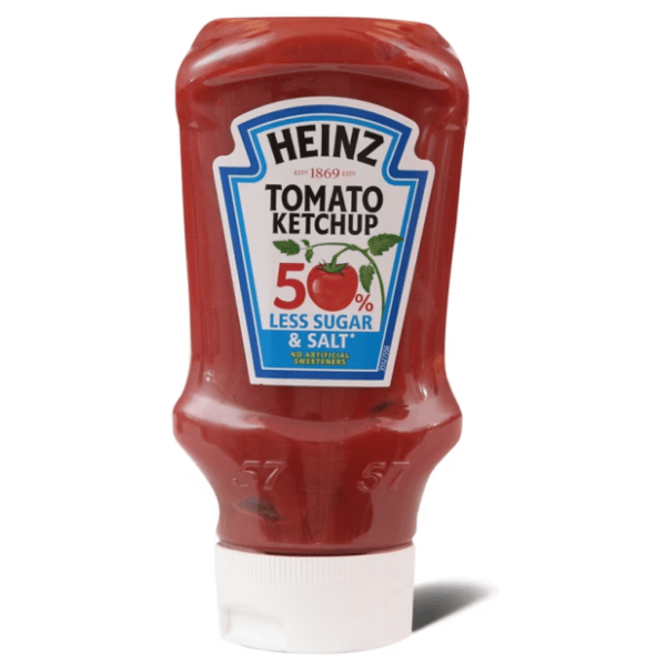 Kečap HEINZ 50% manje šećera i soli 435g