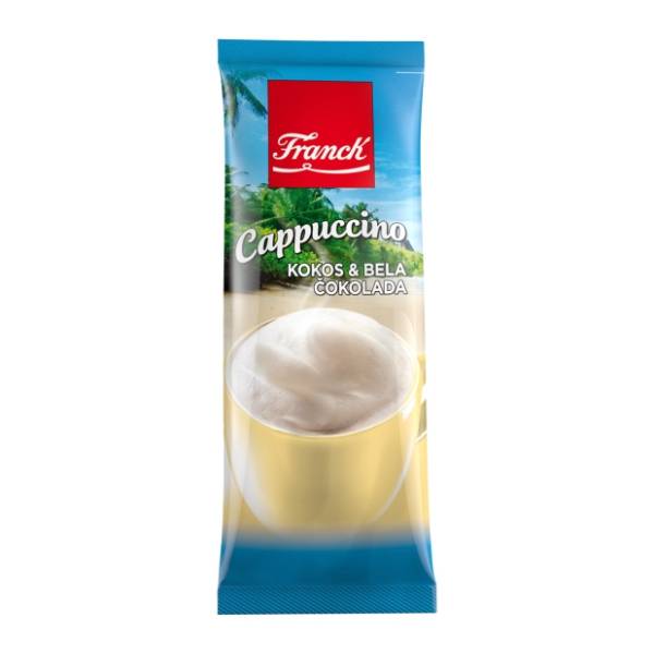 Intant kafa FRANCK Cappuccino kokos bela čokolada 18,5g