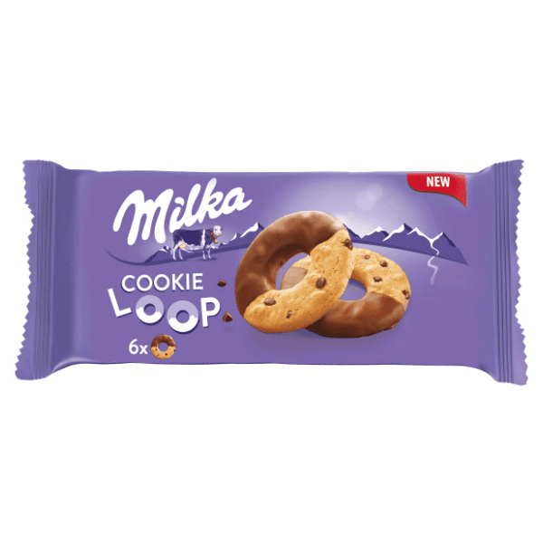 Keks MILKA Cookie loop 132g
