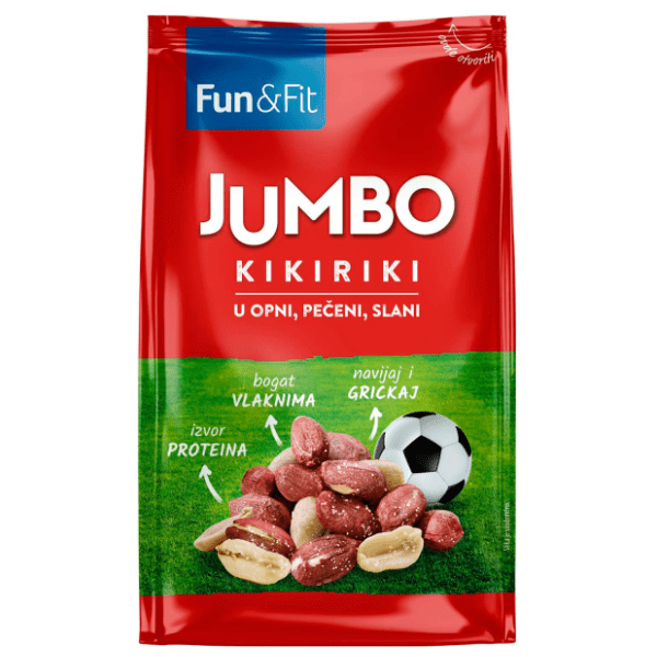 Kikiriki FUN&FIT Jumbo pečeni slani u opni 200g