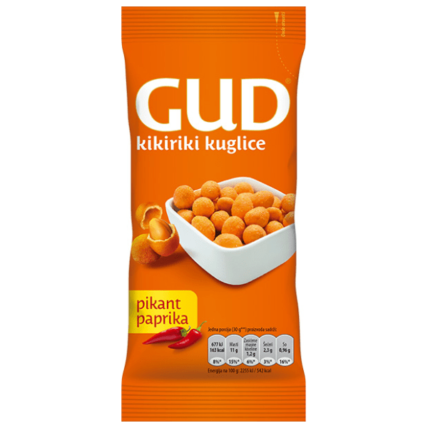 Kikiriki GUD kuglice paprika 40g