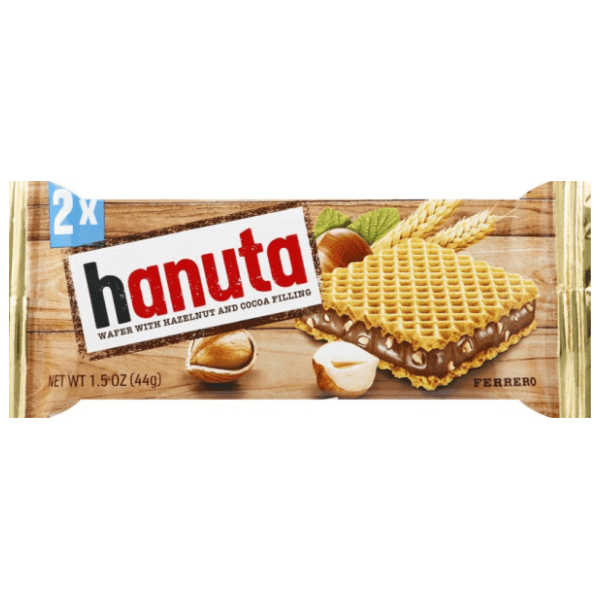 Napolitanke HANUTA Lešnik kakao 44g